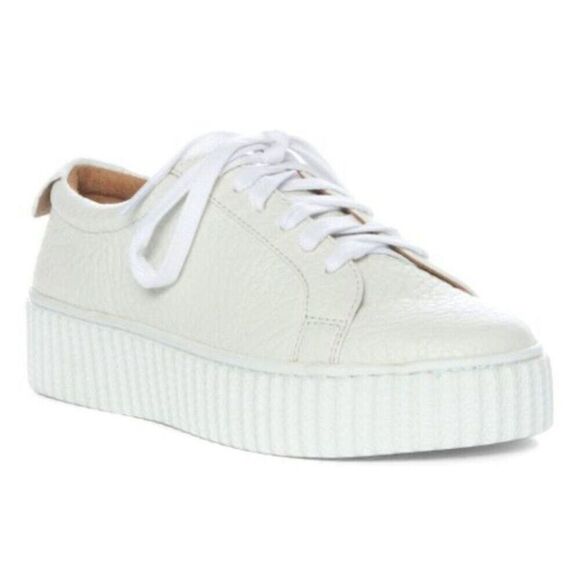 Australia Luxe Collective Milk Superba Leather platform Sneaker 6 Lt green/mint - Picture 1 of 9
